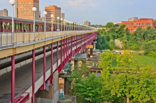 Another view of the Washington Avenue Bridge